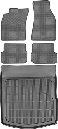 OEM Juego De Alfombrillas De Goma Para Coche Y Alfombrilla Para Maletero Para Audi A6 C6 Sed&aacute;n (2006-2011)