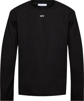 Off-white Arrows-print T-shirt - men - Cotton - L - 1041 BLACK - AQUA GLASS