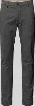 Jack & Jones Jack & Jones Slim Fit Hose mit G&uuml;rtelschlaufen Modell MARCO in Anthrazit Melange, Gr&ouml;&szlig;e 29/32