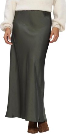 Notre-V Nv-Inna Maxi Rok - Dames - Maxi Rokken - Groen - XS - Rokken