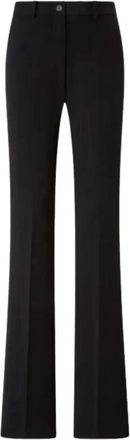 Pinko Logogrifo Pantalone Doppia Tela Tecnica - Dames - Slim Fit Broeken - Zwart - L - Broeken