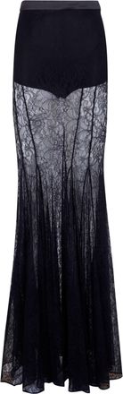 Elisabetta Franchi Long Flamenco Skirt