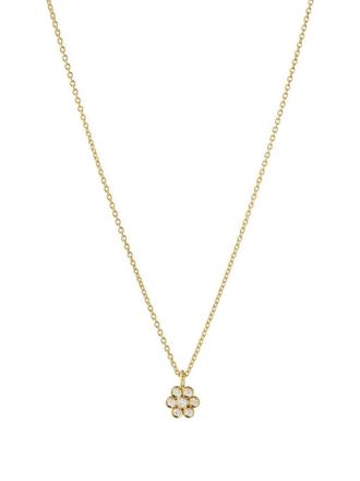 Sophie Bille Brahe Collana Lily Fleur Simple in oro giallo 18 carati con diamanti