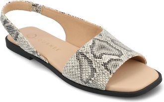 Journee Collection Journee Womens Brinsley Medium and Wide Width Flat Sandals