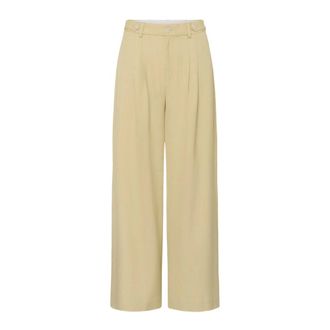 Gestuz Wide Trousers, female, Yellow, Size: XS Wide Trousers