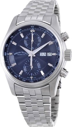 Armand Nicolet MH2 Chronograph Automatic Blue Dial Mens Watch A647A-BU-BMA22640A