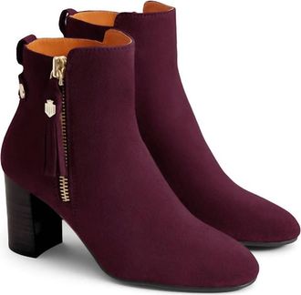 FAIRFAX & FAVOR Womens Oakham Heeled Ankle Boot In Elderberry