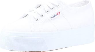 Superga 2790 Linea Up and Down Womens Flatform Trainers 7.5 UK White