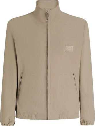 Dolce & Gabbana Giacca leggera con applicazione - Toni neutri