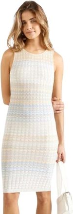 Guess Kleedjes, Dames, Blauw, M, Gebreide Jurk