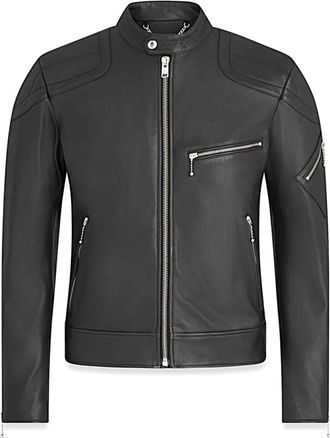 Belstaff Stijlvolle Jas - Heren - Zomerjassen - Zwart - L - Katoen - Jassen