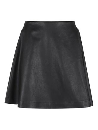 Stouls Arielle leather skirt - Black