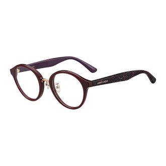 Jimmy Choo London JC197/F 0MXW 00 Burgundy with Glitter 48mm
