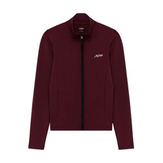 Autry Hoodies & sweatvesten, Dames, Rood, S, Jacket Jersey