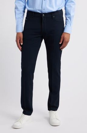Emporio Armani Techno Corduroy Five-Pocket Pants in Solid Blue Navy at Nordstrom Rack, Size 38 X R