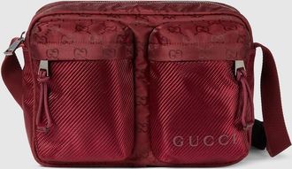 Gucci Nexus Small Crossbody Bag, Red, Nylon