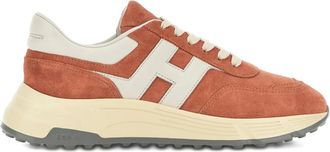 Hogan Hyperlight sneakers - men - Calf Suede/Lamb Skin/Fabric/Rubber - 8,5 - Orange