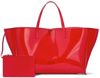 Staud Large Christos Tote in Red Rose at Nordstrom