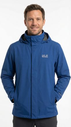 Jack Wolfskin Funktionsjacke JACK WOLFSKIN TRAILTIME 2L JKT M, Herren, Gr. XL (54/56), blau orchid, Obermaterial: 100% Polyester. Futter: 100% Polyester, Jacken Fun