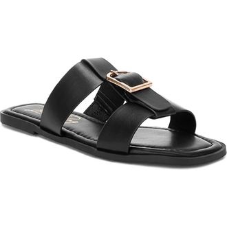 London Rag Hunab Slide Sandal in Black at Nordstrom Rack, Size 6.5