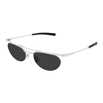 Saint Laurent Sunglasses, unisex, Gray, Size: 54 MM Oval Sunglasses