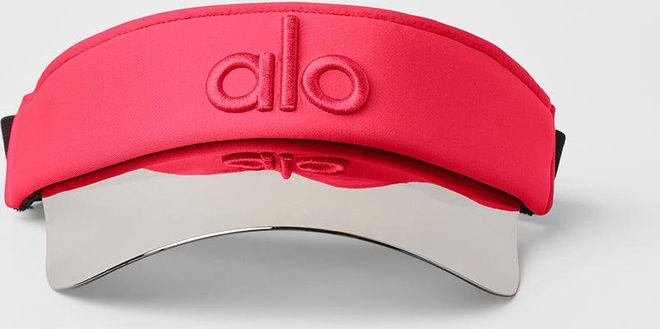 Alo Yoga Airlift Solar Visor in Candy Red Women’s Size One Size Airlift Solar Visor - Candy Red | ALO main image 4