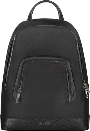 Moorer Elegante Rugzak - Heren - Rugzakken - Zwart - ONE Size - Leer - Tassen