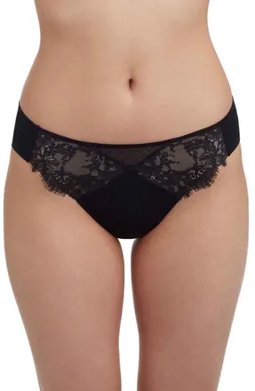 Skarlett Blue Amour Lace Bikini in Black at Nordstrom, Size X-Large
