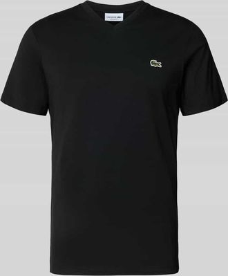 Lacoste Regular Fit T-Shirt aus reiner Baumwolle in Black, Gr&ouml;&szlig;e XXXL