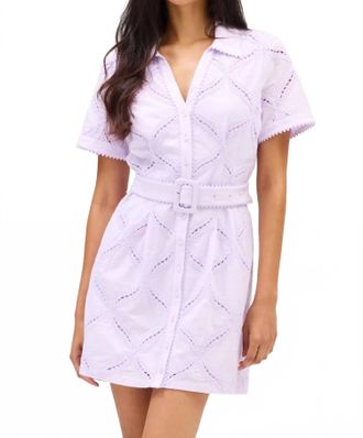 Allison Kennedy Mini Dress In Pink