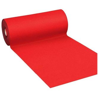 Trade Shop Trade Shop - Passatoia Natalizia Rossa 1x10mt Tappeto Rosso Natale Matrimonio Negozio Chiesa