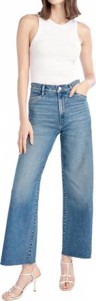Favorite Daughter The Mischa Super High Rise Wide Leg Ankle Jeans In Rio