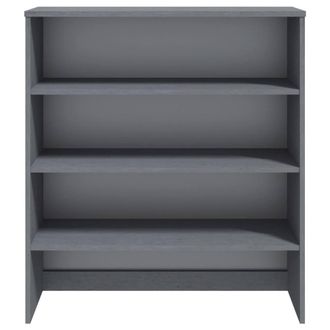 Berkfield Home Top for Highboard HAMAR Dark Grey 90x30x100cm Solid Wood Pine | Size: 90 x 30 x 100 cm