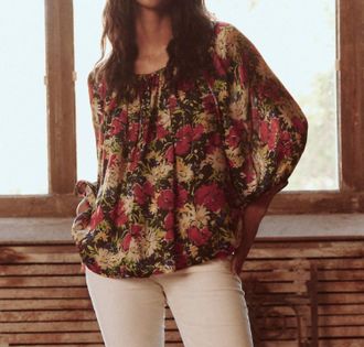 The Great. The Palmette Top In Hidden Garden Floral