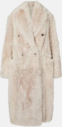 Brunello Cucinelli Double-breasted shearling coat