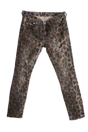 R13 Leopard printed Kate skinny jeans