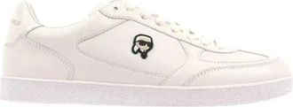 Karl Lagerfeld Kandidate Nft Leren Sneakers - Heren - Sneakers - Wit - 44 EU - Schoenen