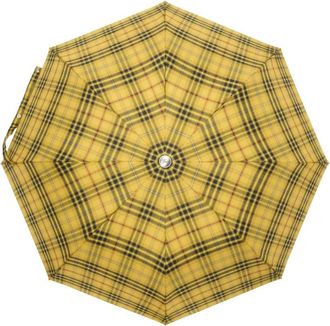 Burberry checked umbrella - Yellow