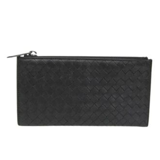 Bottega Veneta Pre-owned Wallets, male, Black, Size: ONE SIZE Pre-owned Long bill wallet (bi-fold)