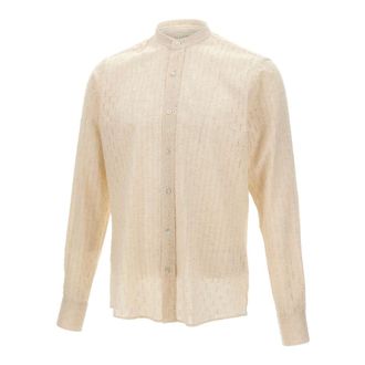 Tagliatore Casual Shirts, male, White, Size: 2XL Cannes NS Shirt