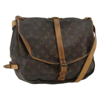 Louis Vuitton Pre-owned Cross Body Bags, female, Brown, Size: ONE SIZE Pre-owned Monogram Canvas Shoulder Bag