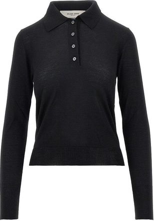 Golden Goose Ghislayne knitted polo shirt Woman S