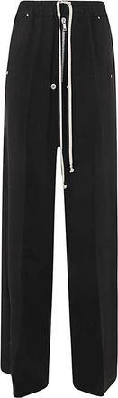Rick Owens Trekkoord Geth Belas Broek - Dames - Straight fit broeken - Zwart - XS - Broeken