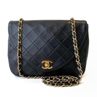 Chanel Vintage Lambskin Shoulder Bag with 24kt GPHW