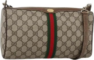Gucci Pre-owned Plastic gucci-bags - Dames - Vintage Schoudertas - Beige - ONE Size - Vintage