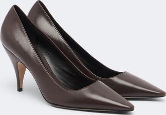 The Row Liisa leather pumps