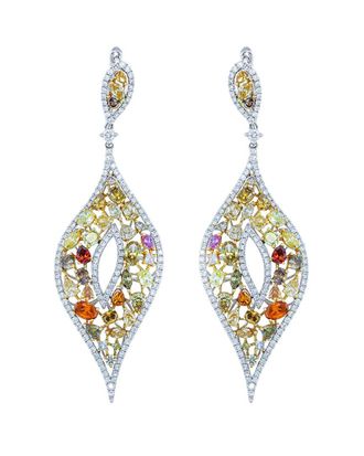 Diana M. Jewels Fine Jewelry 18K 11.50 Ct. Tw. Diamond Earrings