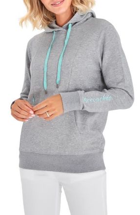 Accouch&eacute;e Iconic Maternity/Nursing Hoodie in Gray at Nordstrom, Size X-Large
