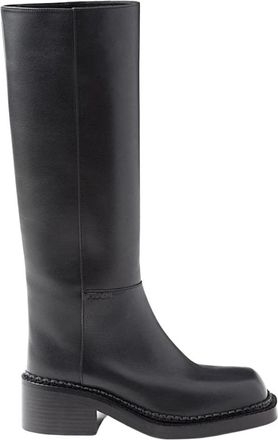 Prada High Boots, female, Black, Size: 6 1/2 US Stivale