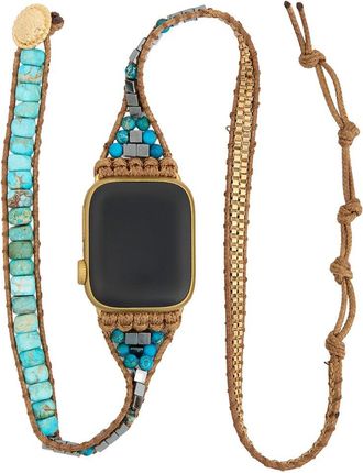 Saachi Saachi Plated Rolling Stone Apple Bracelet